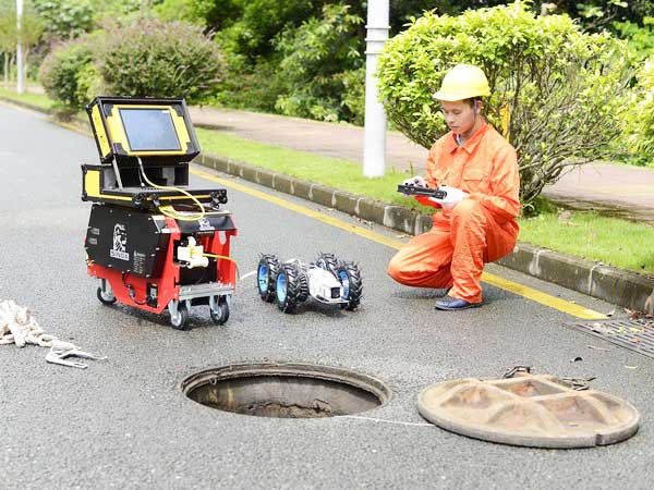 东川管道机器人检测